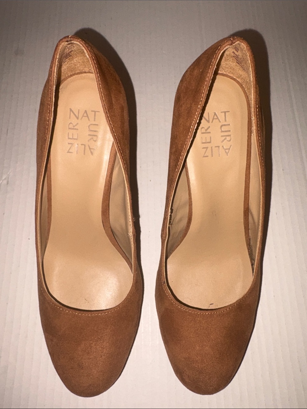 Naturalizer Brown Suede Black High Heel shoe Size 7